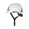 Defender Safety Safety Helmets, H2 Series, Acrylonitrile Butadiene Styrene (ABS), Ratchet, Type 2, Class E, White H2-EH-01 - alternate 8
